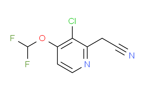 AM59961 | 1805636-77-4 | 3-Chloro-4-(difluoromethoxy)pyridine-2-acetonitrile