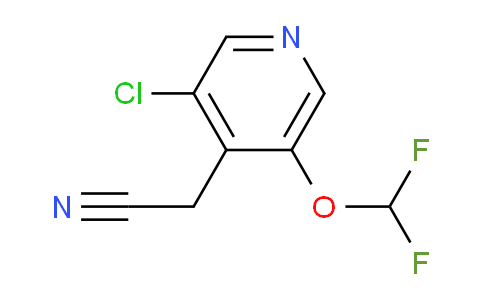 3-Chloro-5-(difluoromethoxy)pyridine-4-acetonitrile