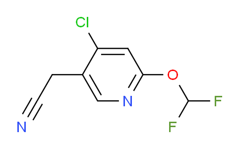 4-Chloro-2-(difluoromethoxy)pyridine-5-acetonitrile