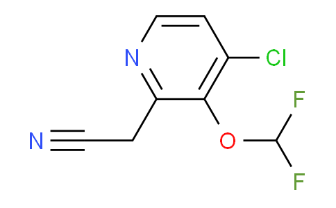 4-Chloro-3-(difluoromethoxy)pyridine-2-acetonitrile
