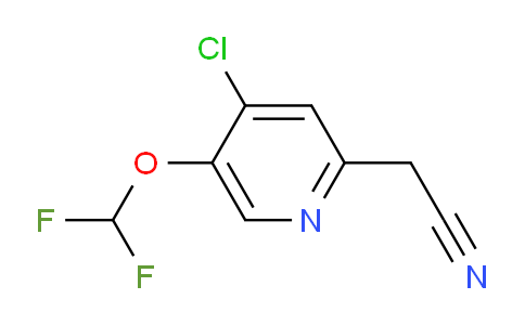 4-Chloro-5-(difluoromethoxy)pyridine-2-acetonitrile