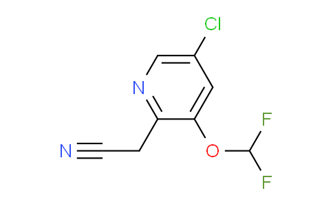 AM59971 | 1804879-18-2 | 5-Chloro-3-(difluoromethoxy)pyridine-2-acetonitrile