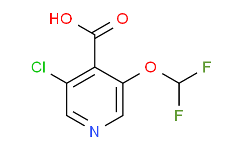 3-Chloro-5-(difluoromethoxy)isonicotinic acid