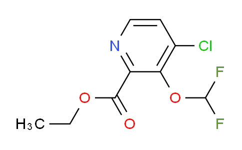 Ethyl 4-Chloro-3-(difluoromethoxy)picolinate