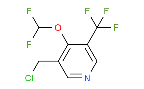 3-Chloromethyl-4-difluoromethoxy-5-(trifluoromethyl)pyridine