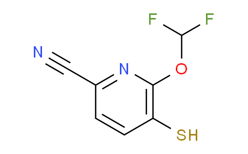 AM60120 | 1805643-91-7 | 6-Difluoromethoxy-5-mercaptopicolinonitrile