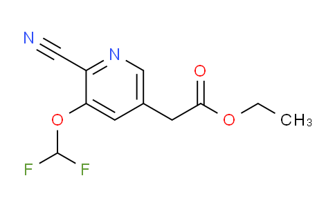 AM60129 | 1807240-20-5 | Ethyl 2-cyano-3-(difluoromethoxy)pyridine-5-acetate