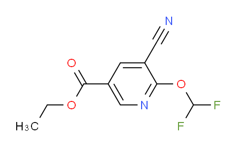 AM60140 | 1805647-62-4 | Ethyl 5-cyano-6-(difluoromethoxy)nicotinate
