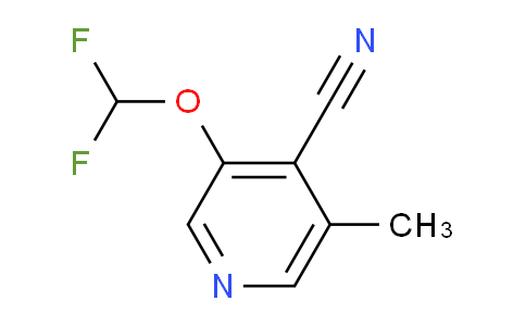 3-Difluoromethoxy-5-methylisonicotinonitrile