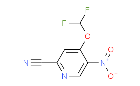 4-Difluoromethoxy-5-nitropicolinonitrile