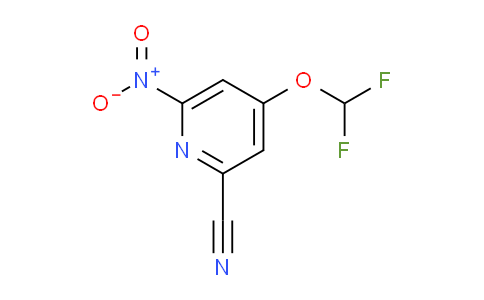 4-Difluoromethoxy-6-nitropicolinonitrile