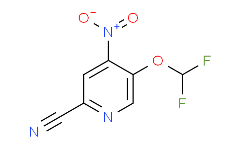 5-Difluoromethoxy-4-nitropicolinonitrile