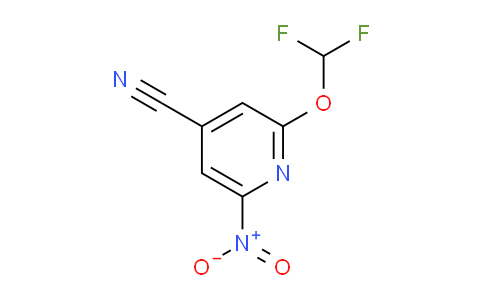 2-Difluoromethoxy-6-nitroisonicotinonitrile