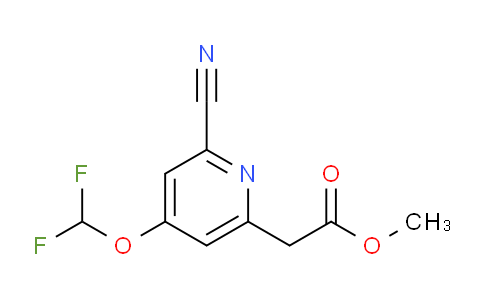 AM60315 | 1805664-07-6 | Methyl 2-cyano-4-(difluoromethoxy)pyridine-6-acetate