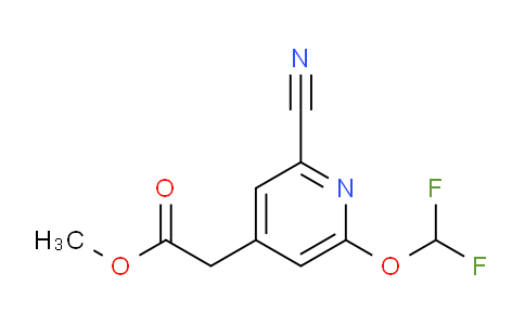 AM60319 | 1805664-13-4 | Methyl 2-cyano-6-(difluoromethoxy)pyridine-4-acetate