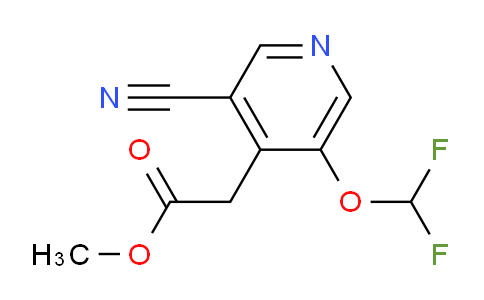 AM60326 | 1807240-65-8 | Methyl 3-cyano-5-(difluoromethoxy)pyridine-4-acetate