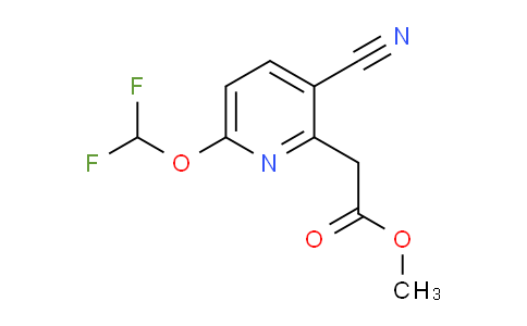 AM60327 | 1805664-33-8 | Methyl 3-cyano-6-(difluoromethoxy)pyridine-2-acetate