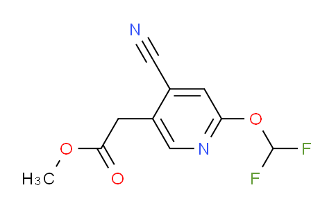 AM60329 | 1805664-21-4 | Methyl 4-cyano-2-(difluoromethoxy)pyridine-5-acetate