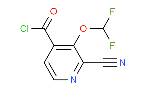 2-Cyano-3-(difluoromethoxy)isonicotinoyl chloride