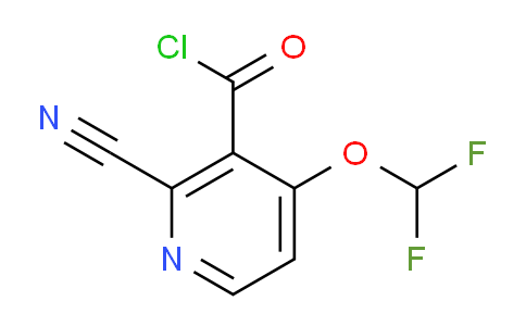 2-Cyano-4-(difluoromethoxy)nicotinoyl chloride