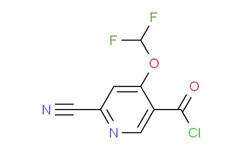 6-Cyano-4-(difluoromethoxy)nicotinoyl chloride