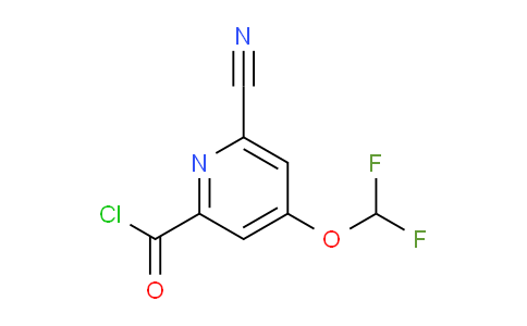 6-Cyano-4-(difluoromethoxy)picolinoyl chloride