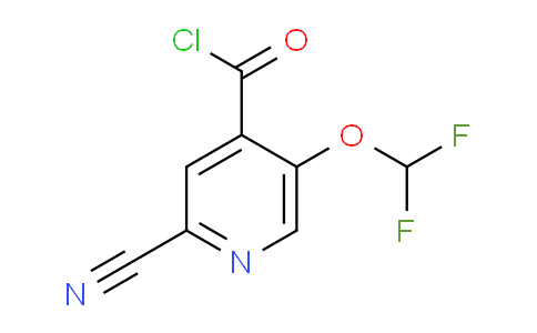 2-Cyano-5-(difluoromethoxy)isonicotinoyl chloride