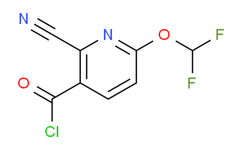 2-Cyano-6-(difluoromethoxy)nicotinoyl chloride