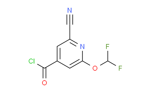 2-Cyano-6-(difluoromethoxy)isonicotinoyl chloride