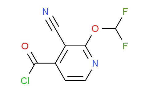 3-Cyano-2-(difluoromethoxy)isonicotinoyl chloride