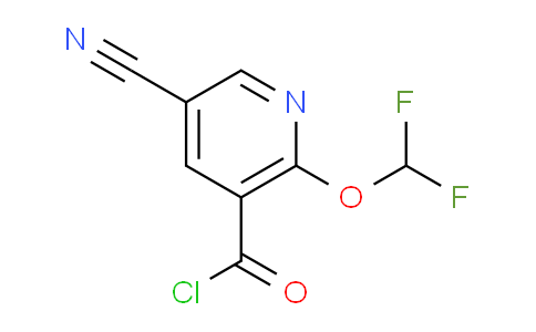 5-Cyano-2-(difluoromethoxy)nicotinoyl chloride