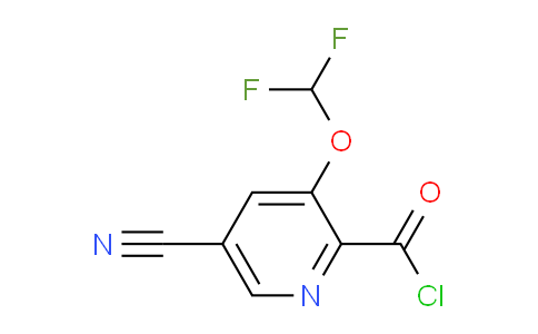5-Cyano-3-(difluoromethoxy)picolinoyl chloride