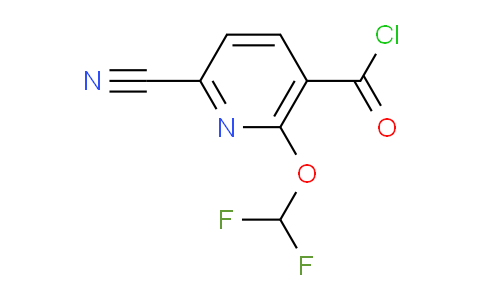 6-Cyano-2-(difluoromethoxy)nicotinoyl chloride