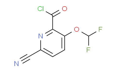 6-Cyano-3-(difluoromethoxy)picolinoyl chloride