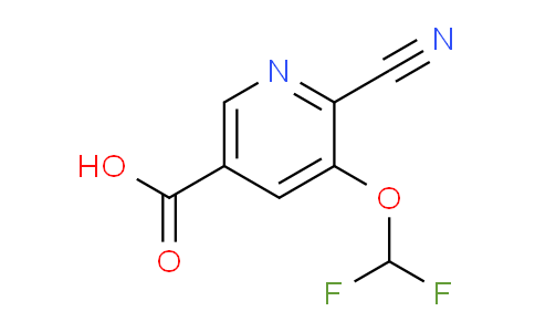 6-Cyano-5-(difluoromethoxy)nicotinic acid