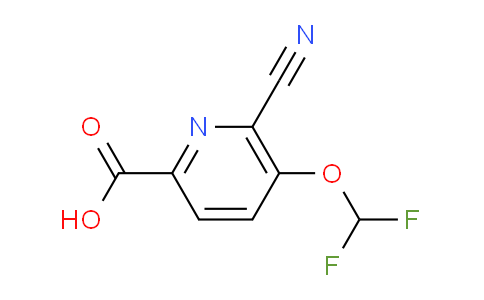 AM60372 | 1805486-13-8 | 6-Cyano-5-(difluoromethoxy)picolinic acid
