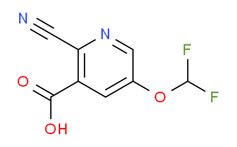AM60376 | 1807261-06-8 | 2-Cyano-5-(difluoromethoxy)nicotinic acid