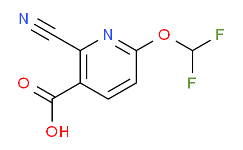 2-Cyano-6-(difluoromethoxy)nicotinic acid