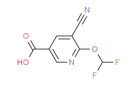 5-Cyano-6-(difluoromethoxy)nicotinic acid