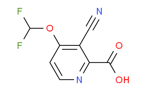 3-Cyano-4-(difluoromethoxy)picolinic acid