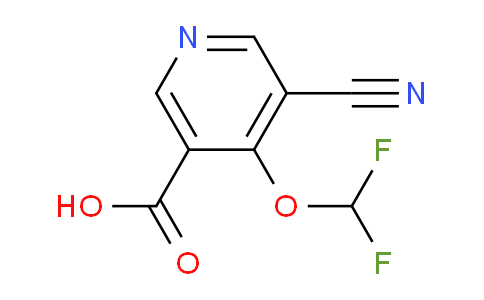 5-Cyano-4-(difluoromethoxy)nicotinic acid