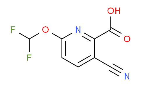 AM60387 | 1805133-67-8 | 3-Cyano-6-(difluoromethoxy)picolinic acid