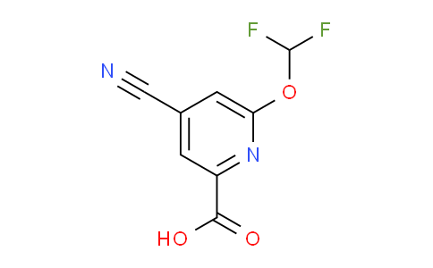 AM60390 | 1807285-68-2 | 4-Cyano-6-(difluoromethoxy)picolinic acid
