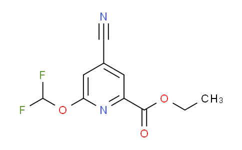 Ethyl 4-cyano-6-(difluoromethoxy)picolinate