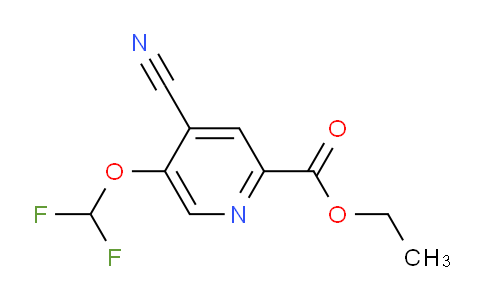 Ethyl 4-cyano-5-(difluoromethoxy)picolinate