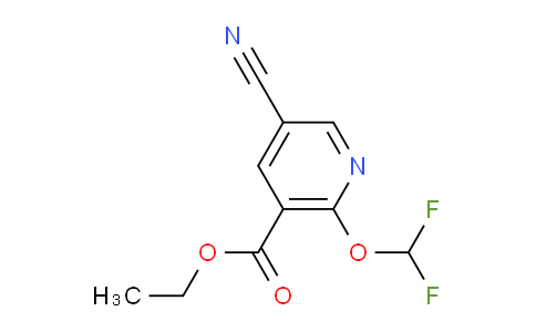 Ethyl 5-cyano-2-(difluoromethoxy)nicotinate
