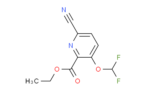 AM60423 | 1805047-10-2 | Ethyl 6-cyano-3-(difluoromethoxy)picolinate