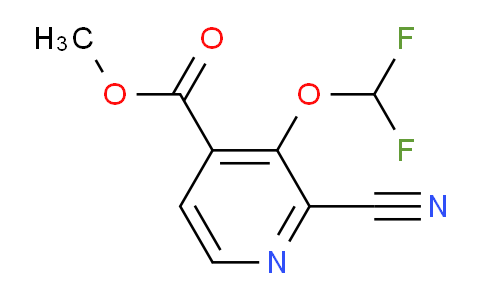 Methyl 2-cyano-3-(difluoromethoxy)isonicotinate