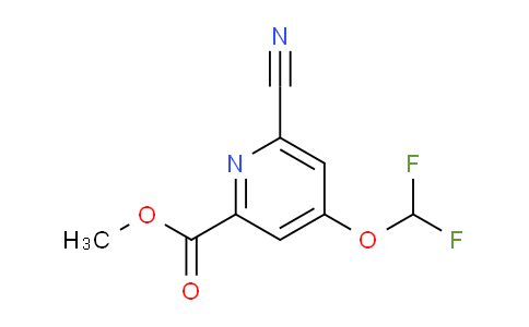 Methyl 6-cyano-4-(difluoromethoxy)picolinate