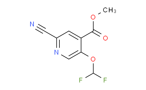 Methyl 2-cyano-5-(difluoromethoxy)isonicotinate